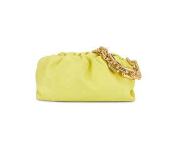 Bottega Veneta chain pouch yellow