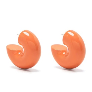 chunky hoop earrings
