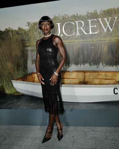 Jodie Turner-Smith at J.Crew's 40th anniversary event in New York City.