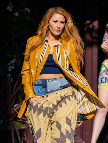 Blake Lively is seen filming "It Ends With Us" on May 25, 2023 