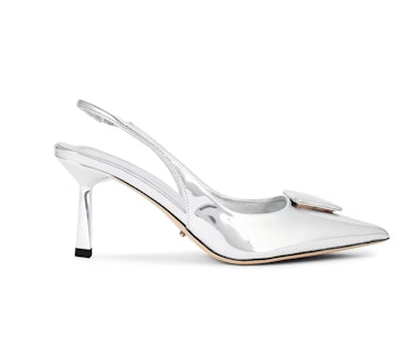 Tony Bianco silver heels