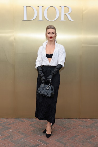 Julianne Hough attends as Dior and Jean-Michel Othoniel Present J'adore As Seen By Jean-Michel Othon...