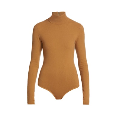 Michael Kors Collection Cashmere-Blend Turtleneck Bodysuit