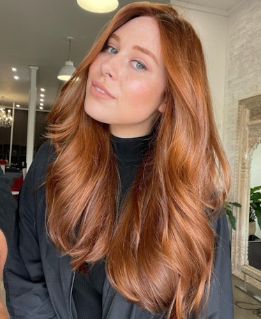 Cowgirl copper hair color 