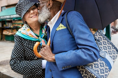 New York couples Claudine Boros and Clyde Griffin star in Kate Spade New York Spring/Summer 2021 cam...