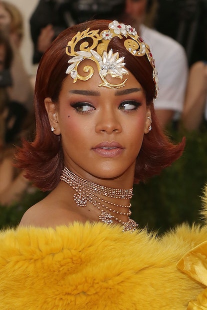 Rihanna at the Met Gala in 2015.