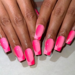 Long square nails are the hottest nail trend