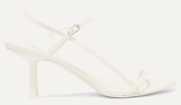 white sandals