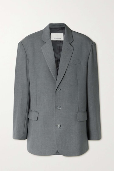frankie shop gray blazer