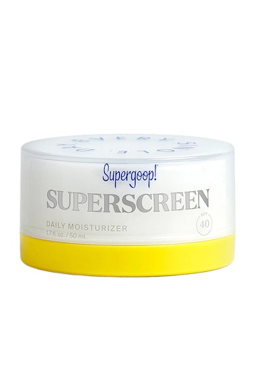 Supergoop! Superscreen Daily Moisturizer SPF 40 for fall skin